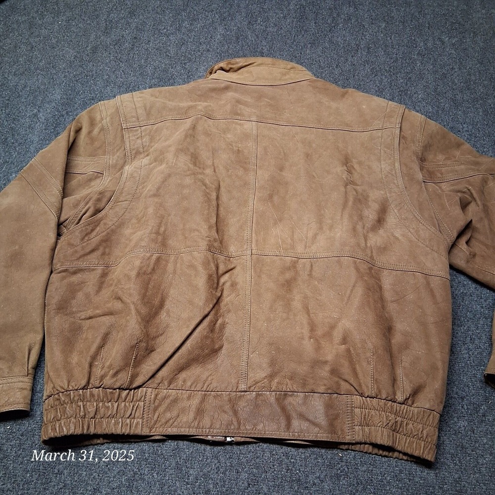 Vintage Wilsons Leather Adventure Bound Jacket Men Size XL  Boxy Aviator‎ - Picture 6 of 9